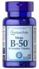 Puritan's Pride Mega B-50 B-Complex Vitamin 100 Caplets 583