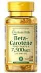 Puritan's Pride Betacaroteen  7.500 mcg 25.000 IU 250 Softgels 1223