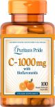 Puritan's Pride Vitamine C 1000 mg met bioflavonoïden 100 capsules 1410