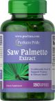 Puritan's Pride Saw Palmetto Extract 180 Softgels