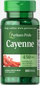 Puritan's Pride Cayenne 450 mg 100 capsules 3290