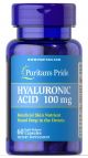 Puritan's Pride Hyaluronic Acid 100 mg 60 Capsules 17688
