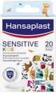 Hansaplast Sensitive Kids Extra doux pour la peau 20 bandes