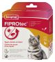 Beaphar Fiprotec pour chat > ​​1 kg contre les tiques et les puces 4 pipettes de 0,50 ml