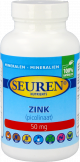 Seuren Nutrients Zinc 50 mg 200 comprimés