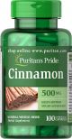 Puritan's Pride Cinnamon 500 mg 100 Capsules 14020