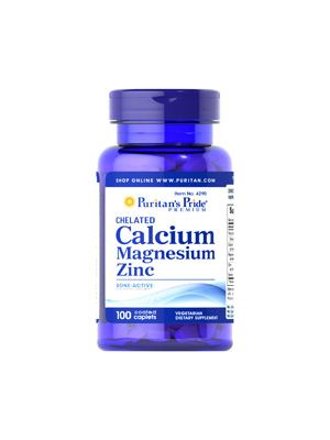 Puritan's Pride Chelated Calcium magnesium Zinc 100 Tabletten 4290