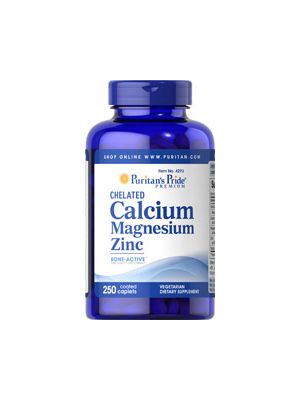 Puritan's Pride Chelated Calcium magnesium Zinc 250 Tabletten 4293