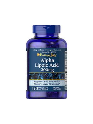 Puritan's Pride Alpha Lipoic Acid 300 mg 120 Softgels 13578