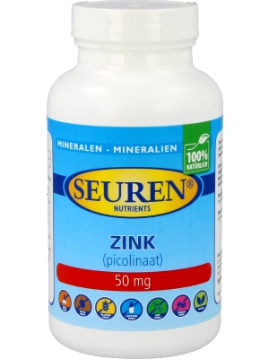 Seuren Nutrients Zinc 50 mg 200 comprimés
