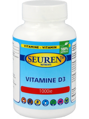 Seuren Nutrients Vitamine D3 1000 ie 200 comprimés