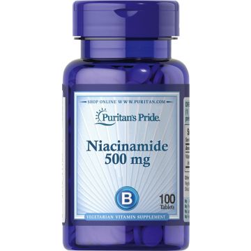 Puritan's Pride Niacinamide 500 mg 100 tabletten 730