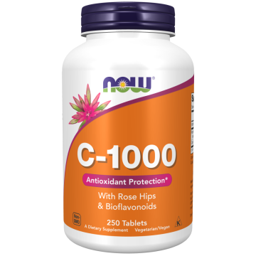 NOW Vitamine C-1000 250 comprimés