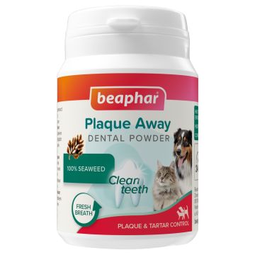 Beaphar Plaque Away Poudre Dentaire 80 g