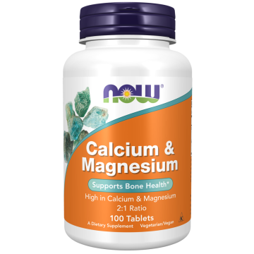 NOW Calcium & Magnesium 250 comprimés 