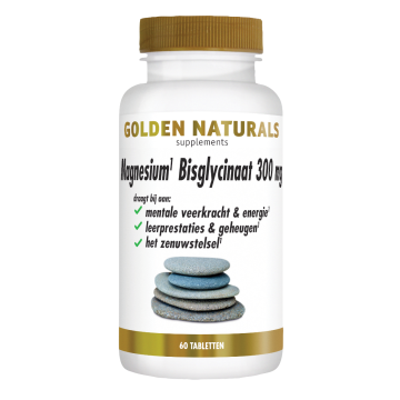Golden Naturals Magnésium Bisglycinate 300 mg 60 Comprimés