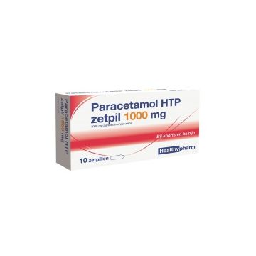 Healthypharm Paracetamol zetpil 1000 mg 10 zetpillen
