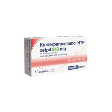 Healthypharm paracetamol zetpil 240mg 10 zetpillen