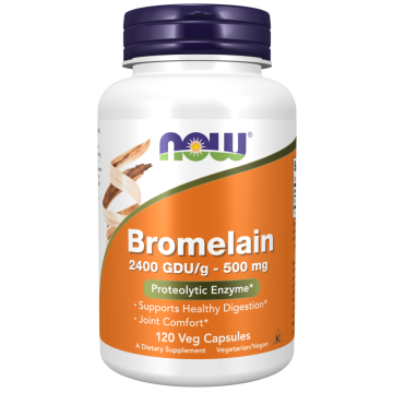 NOW Bromélaïne 500 mg 120 Veg Caps