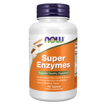 NOW Super Enzymes 90 Comprimés