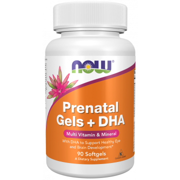 NOW Gels prénataux + DHA 90 softgels