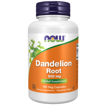 NOW Dandelion Root 500mg 100 Veg Caps