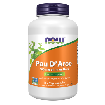 NOW Pau D'Arco 500 mg 250 gélules