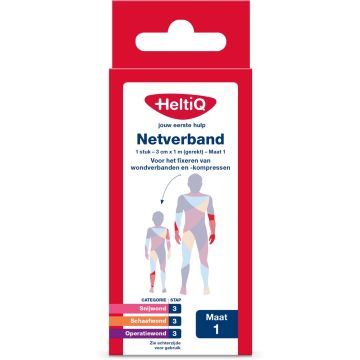 HeltiQ Bandage en filet Taille 1 (3 cm x 1 m)