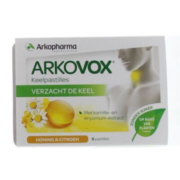 Arkopharma Arkovox Pastilles Miel & Citron 8 pcs