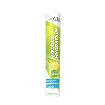 Arkopharma Arkovital Hydratium Électrolytes Citron 24 Comprimés Effervescents