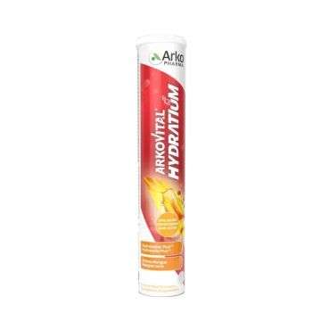Arkopharma Arkovital Hydratium Électrolytes Mangue 24 Comprimés Effervescents