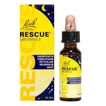 Bach RESCUE® Nuit Gouttes sans alcool + B5 & B12 10 ml