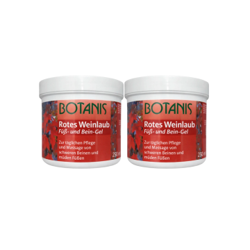 Botanis Rotes Weinlaub Fuss-Und Bein-Gel 2 x 250 ml
