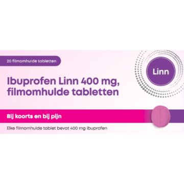 Linn Ibuprofène 400 mg 20 Comprimés pelliculés
