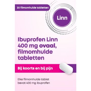Linn Ibuprofène Ovale 400 mg 20 Comprimés pelliculés