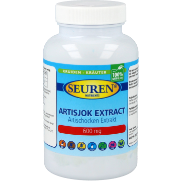 Seuren Nutrients Artisjok 750 mg Extract 100 gélules