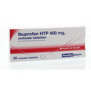 Healthypharm Ibuprofen HTP 400 mg 20 omhulde Tabletten