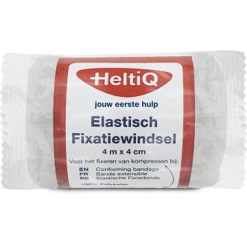 HeltiQ Bandage de Fixation Élastique 4 m x 4 cm 1 pce