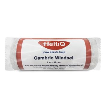 HeltiQ Bande Cambric 4 m x 8 cm 1 pièce