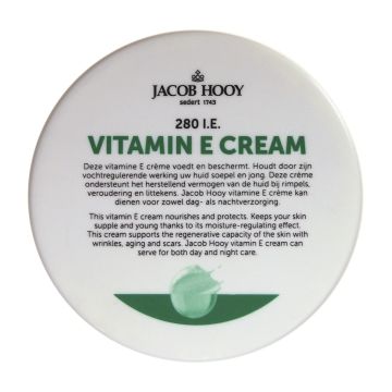 Jacob Hooy Vitamine E 280 IE crème 140 ML