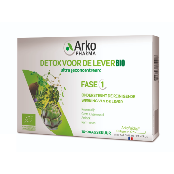 Arkopharma DETOX pour le foie 10 ampoules buvables