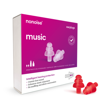 Nonoise - Musique - Festival - Bouchons d'oreilles - Rouge