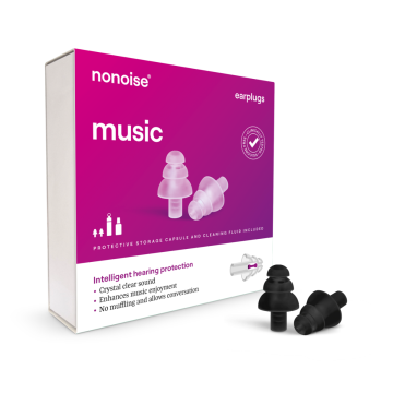 Nonoise - Musique - festival - Bouchons d'oreilles - noir