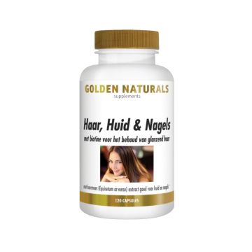 Golden Naturals Cheveux, Peau et Ongles 120 gélules vega.