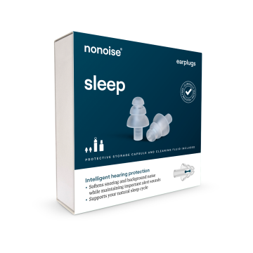 Nonoise – Sommeil – Bouchons d’oreilles – Transparent