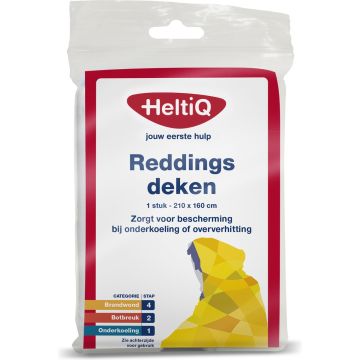 HeltiQ Couverture de survie 1 pièce
