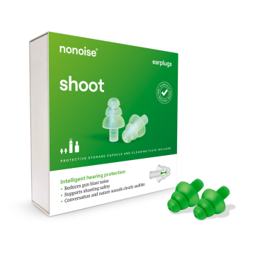 Nonoise - Tirer - Chasser - Bouchons d'oreilles - Vert