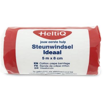 HeltiQ Bande de Crêpe Coton 5 m x 6 cm 1 pièce