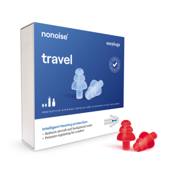 Nonoise - Voyage - Bouchons d'oreilles - rouge
