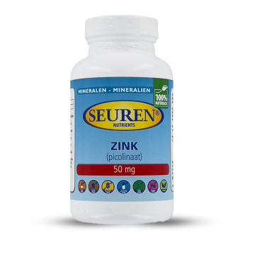 Seuren Nutrients Zinc 50 mg 200 comprimés